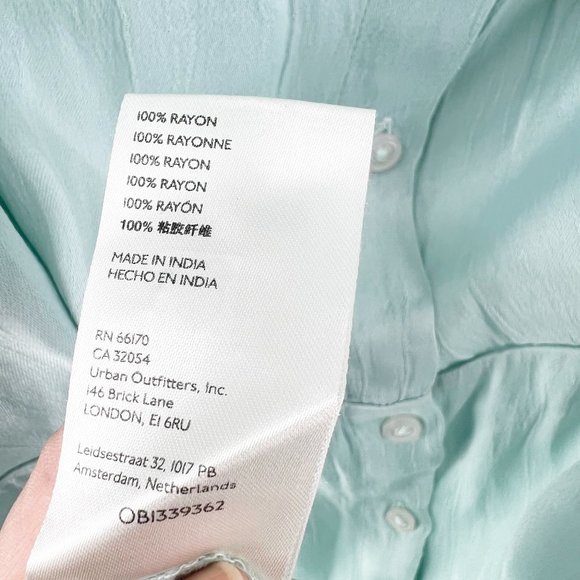 Free People - Long sleeve button down Dress Size M New - Picture 7 of 12